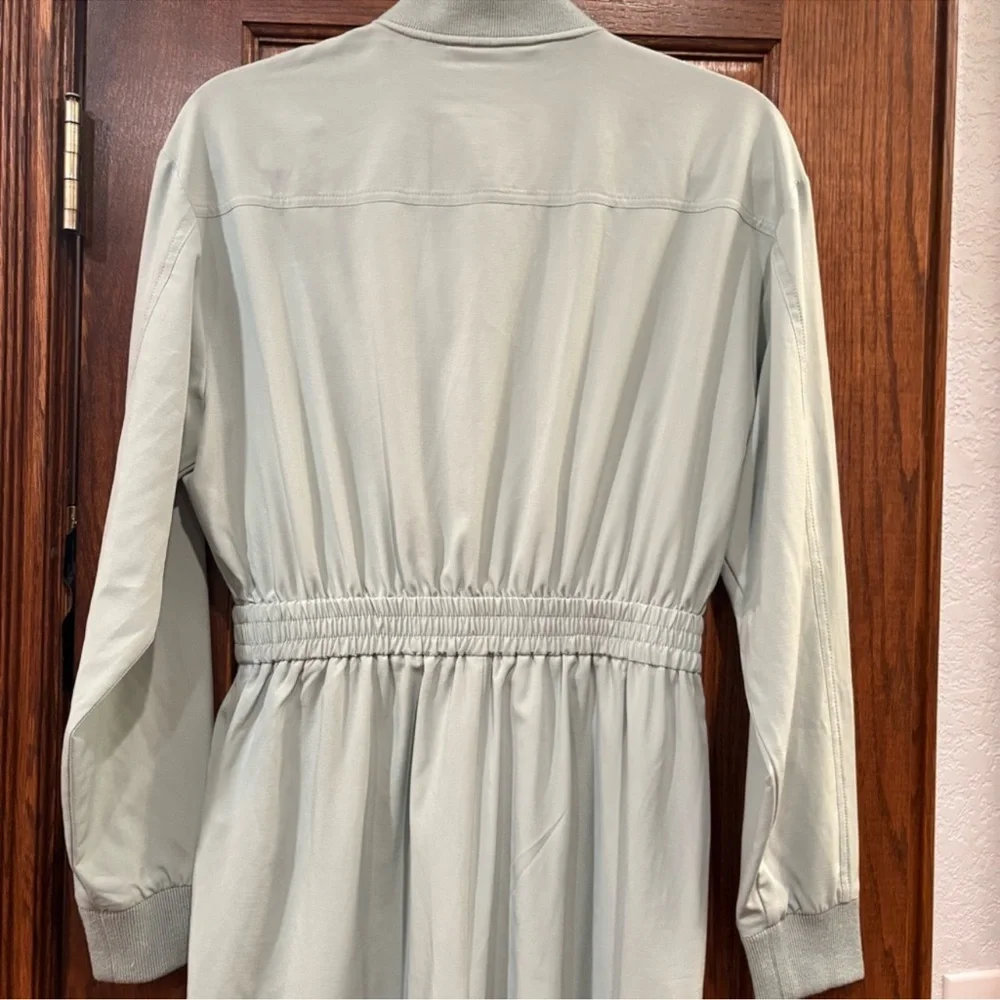 Steve Madden $119 Alena Jumpsuit Misty Jade High Rise Straight Leg Cargo Small - Picture 11 of 12